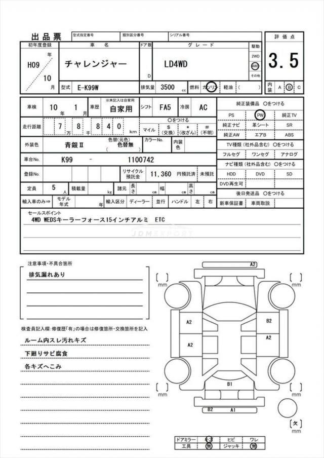 Mitsubishi challenger 1997 thumbnail 16