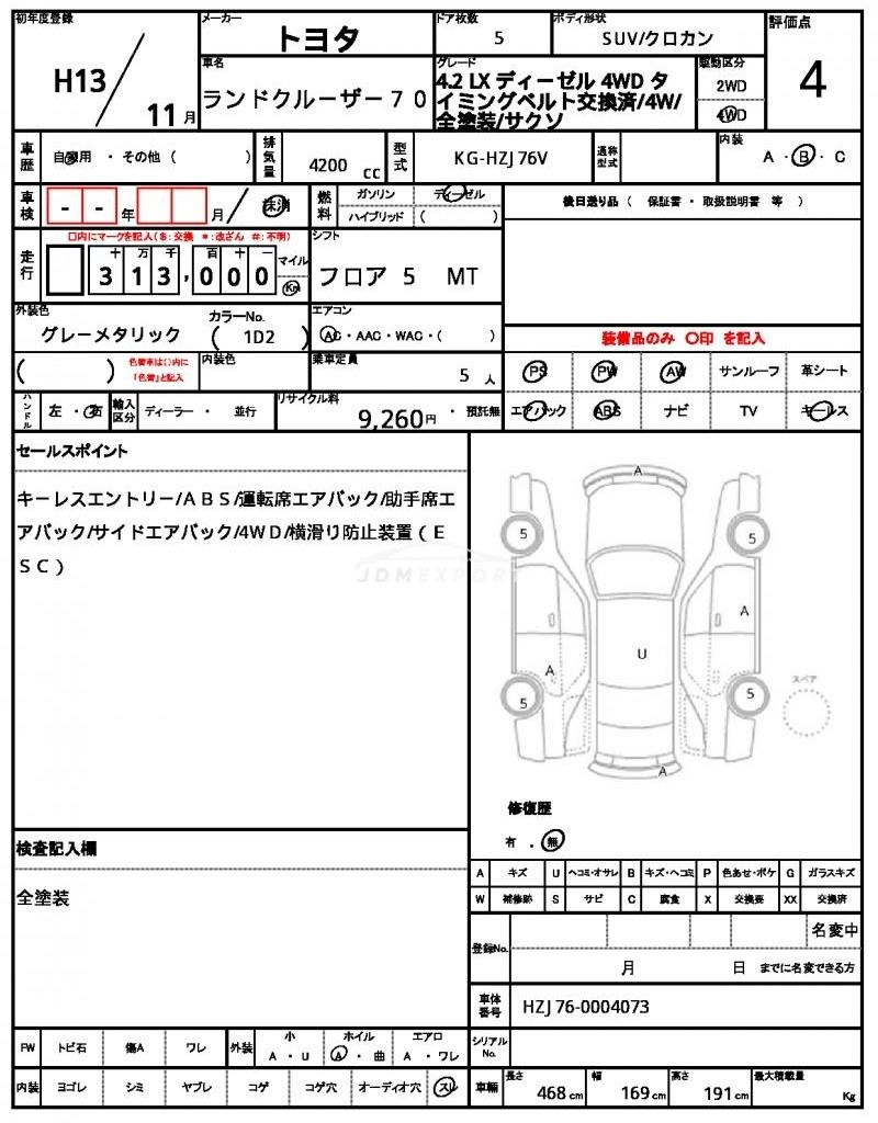 Toyota Land Cruiser 70 2001 thumbnail 21