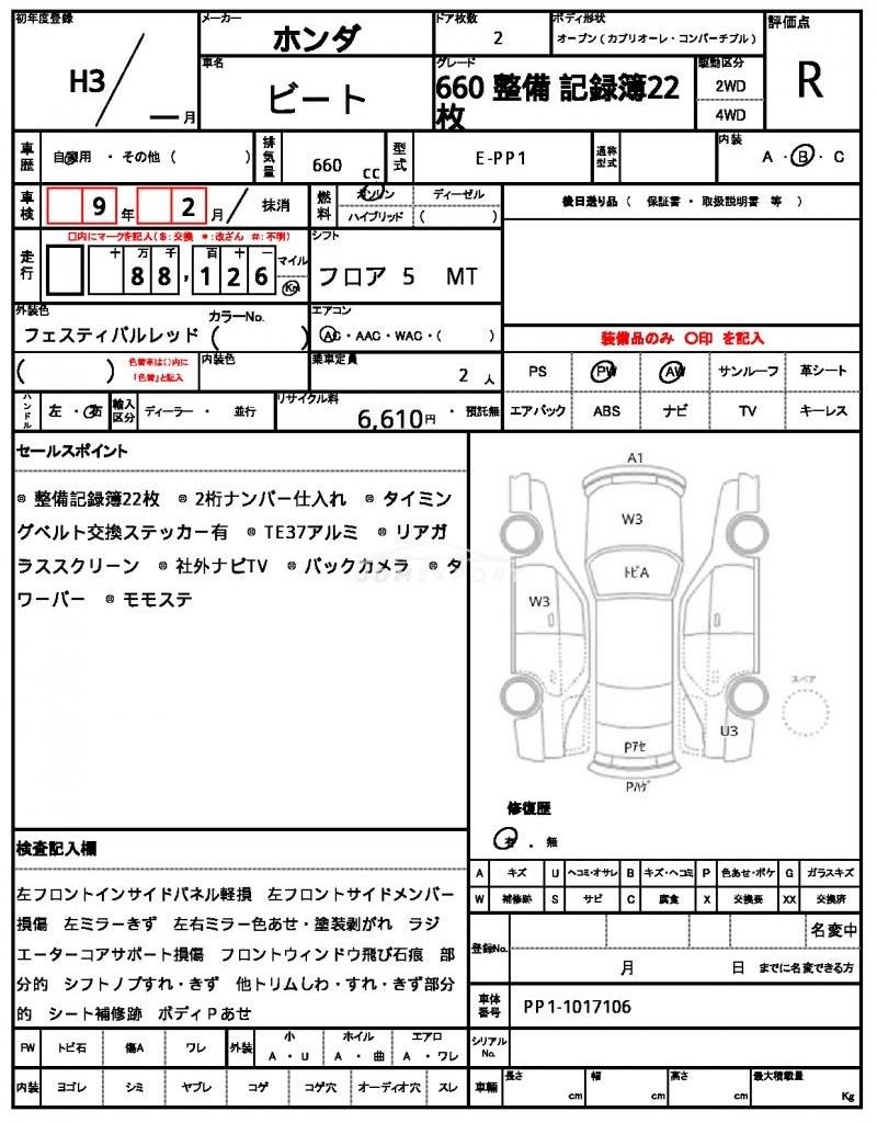 Honda Beat 1991 thumbnail 21
