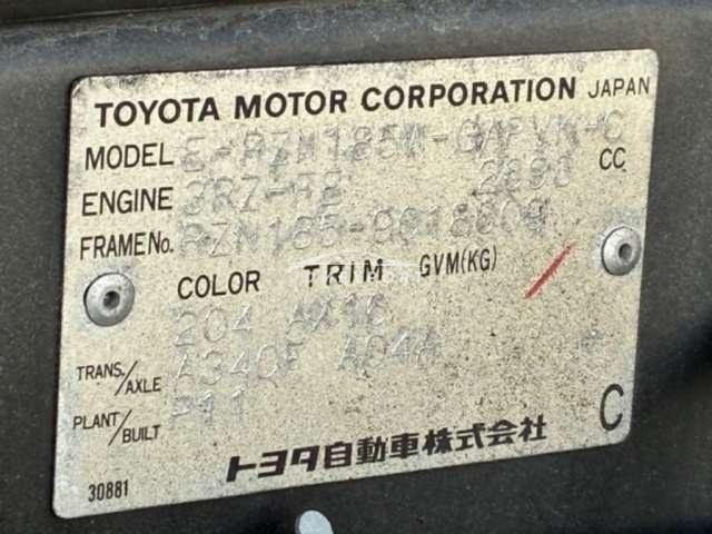 Toyota Hilux Surf 1998 thumbnail 13