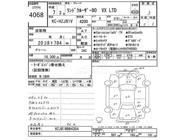 Toyota Land Cruiser 1995 thumbnail 3