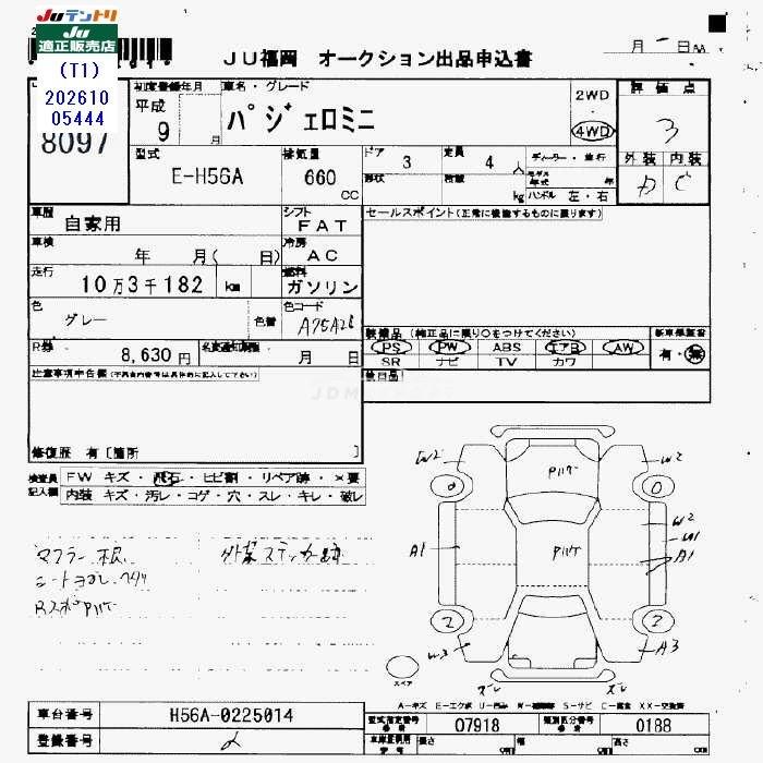 Mitsubishi Pajero Mini 1997 thumbnail 3