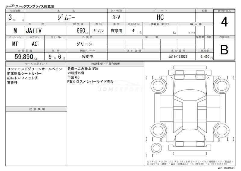 Suzuki Jimny 1991 thumbnail 3
