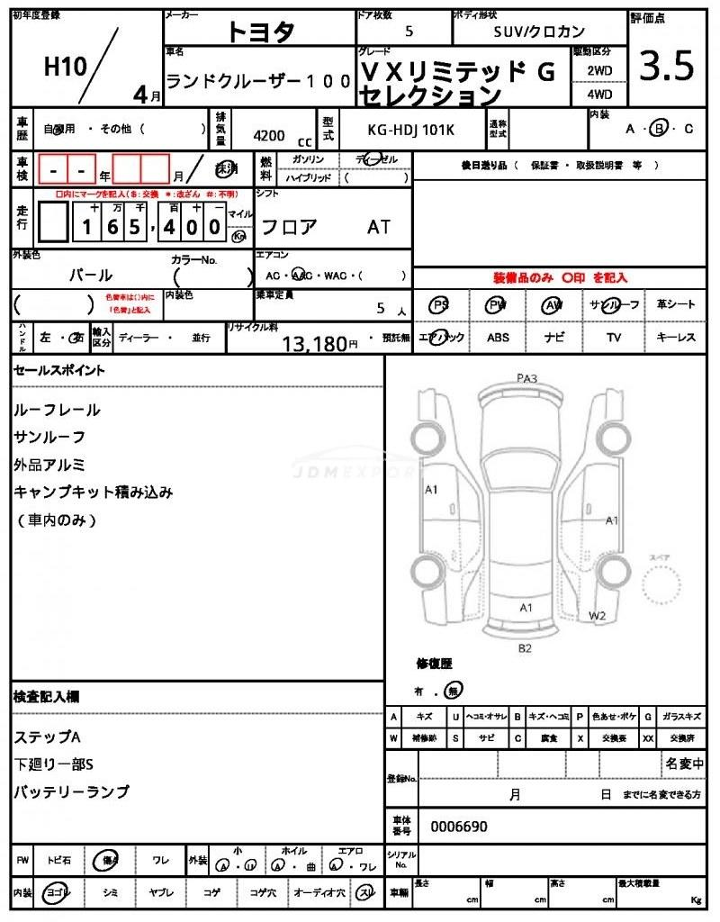 Toyota Land Cruiser 100 1998 thumbnail 9