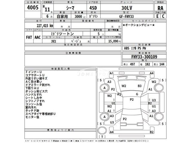 Nissan Cima 1999 thumbnail 3
