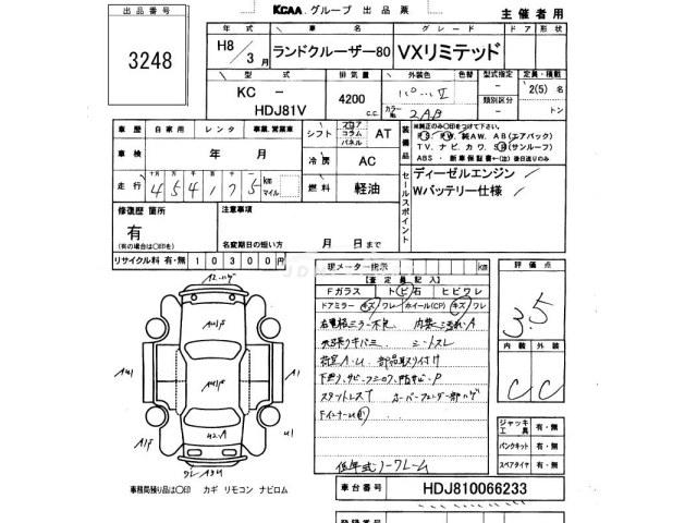 Toyota Land Cruiser 1996 thumbnail 3