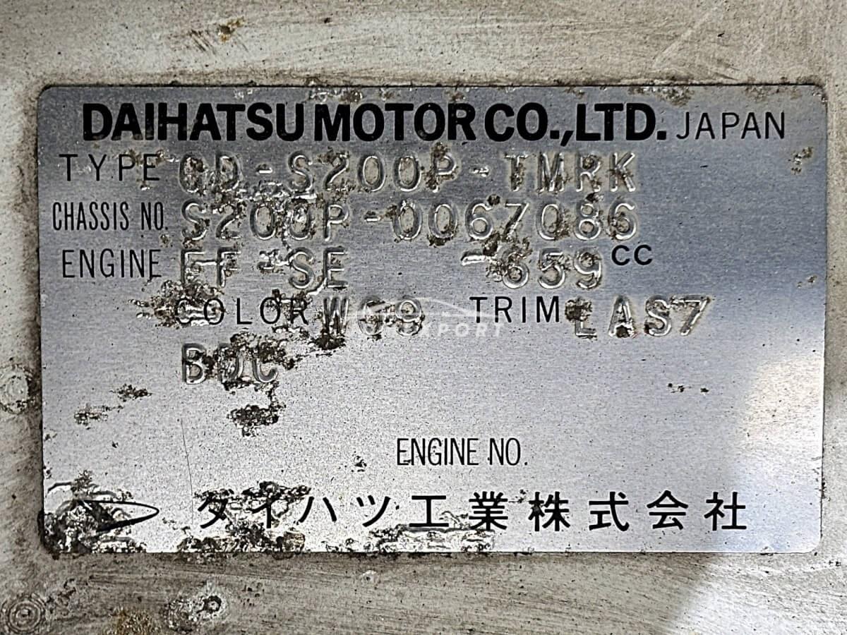 Daihatsu Hijet Truck 2001 thumbnail 36