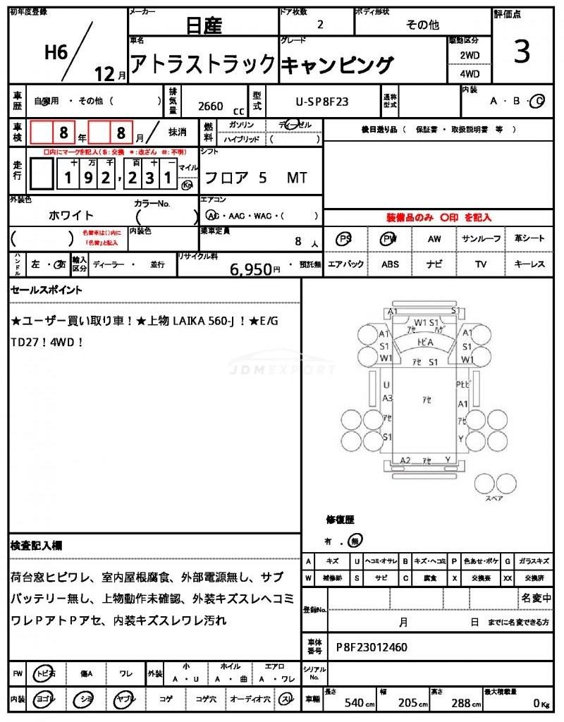 Nissan Atlas 1994 thumbnail 21