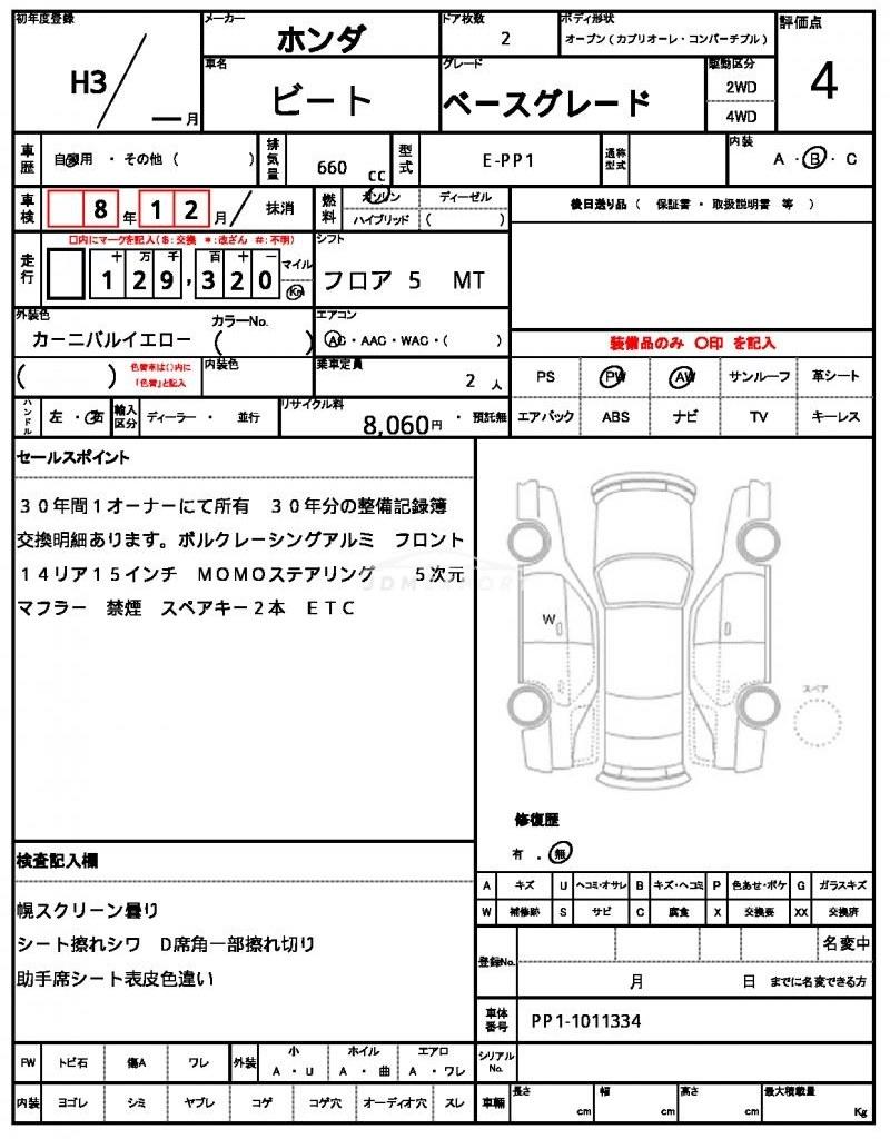 Honda Beat 1991 thumbnail 21
