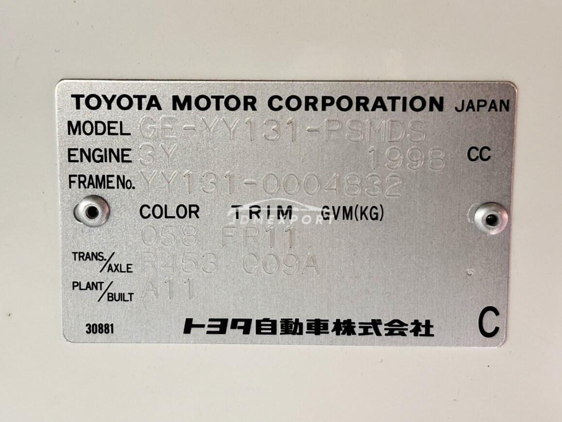 Toyota Dyna Truck 1999 thumbnail 34