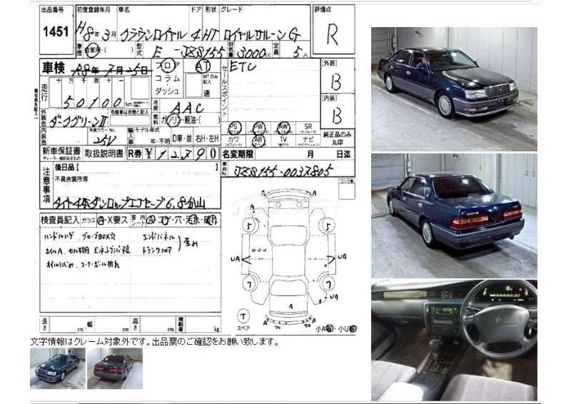 Toyota Crown 1996 thumbnail 3