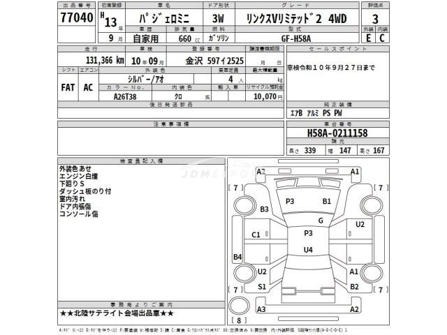 Mitsubishi Pajero Mini 2001 thumbnail 3