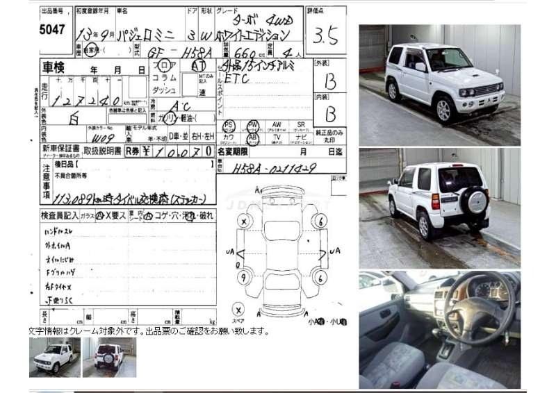 Mitsubishi Pajero Mini 2001 thumbnail 3