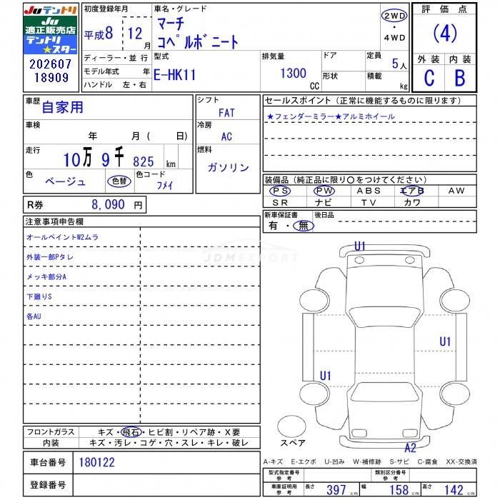 Nissan March 1996 thumbnail 3