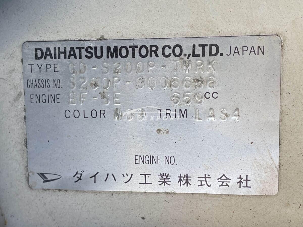 Daihatsu Hijet Truck 1999 thumbnail 27