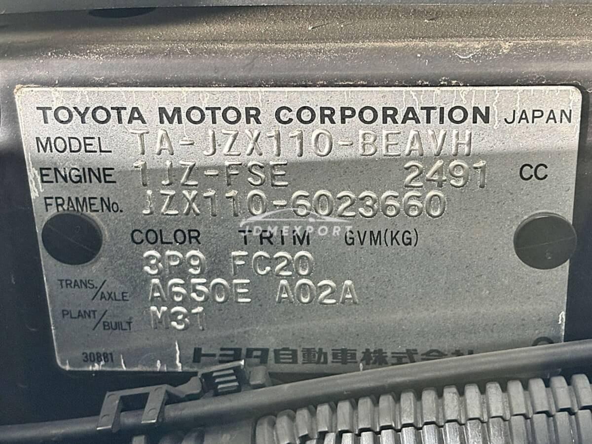Toyota Verossa 2001 thumbnail 38