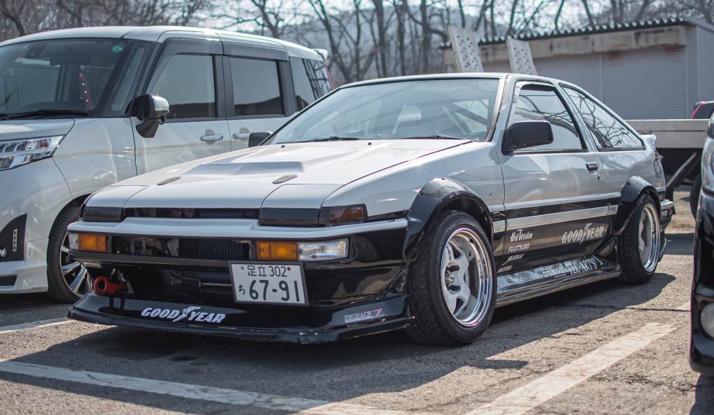 modified Toyota AE86